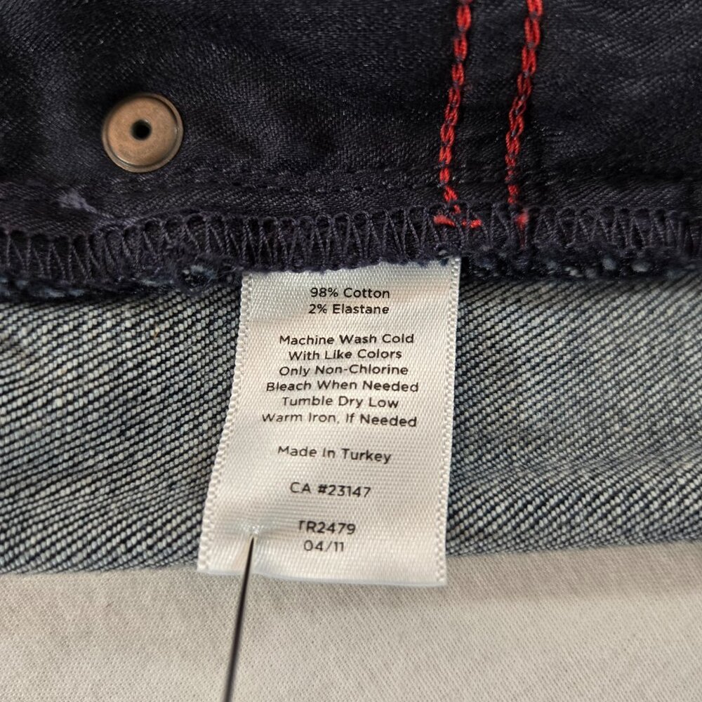 TALBOTS W-Signature Slim/Ankle Zip Dark Blue Jeans Plus Size 24W New NO Tags! - Picture 12 of 16